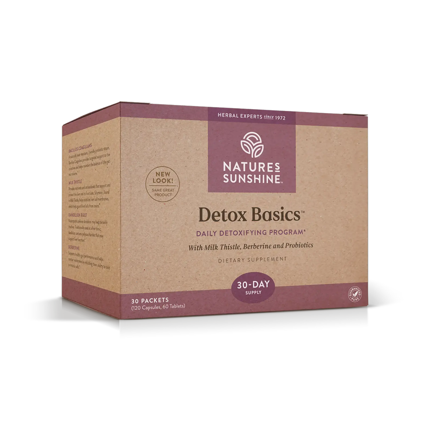 Detox Basics - Milk Thistle, Berberine, Dandelion Root & Powerful Probiotics